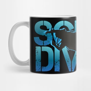 Scuba diving t-shirt design Mug